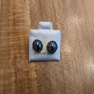 Marcasite sterling silver earrings